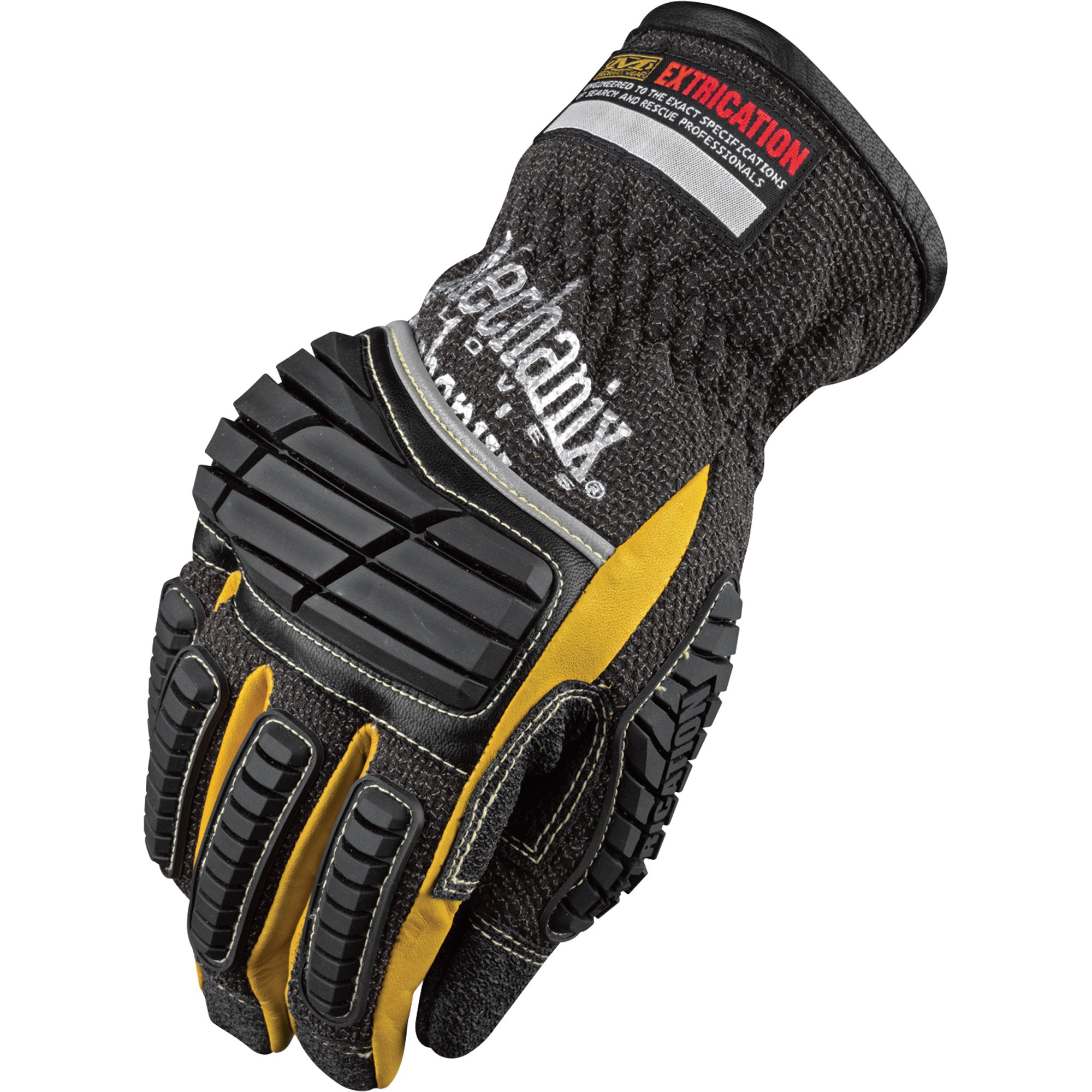 Mechanix Wear Leather Extrication Glove — Black, Large, Model# EXT-75